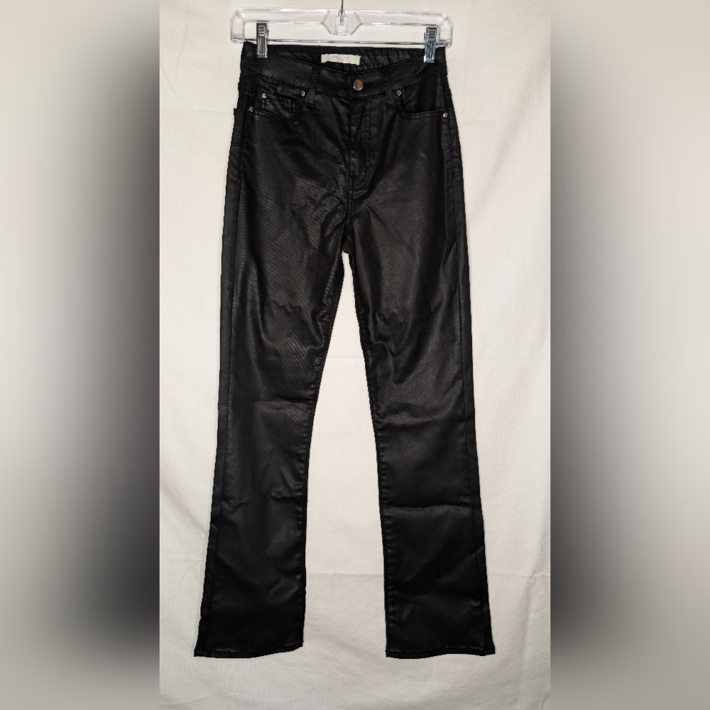 🖤 Fidelity Denim "Lily" Coated Black Vixen Jeans – Size 26 🖤